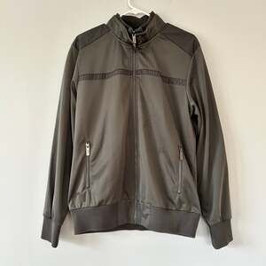 Urban Heritage Men’s L Gray Soft Shell Jacket Full Zip Lined Casual Coat W20